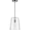 Progress Lighting Clarion Collection Brushed Nickel One-Light Small Pendant P500241-009 - alternate 3